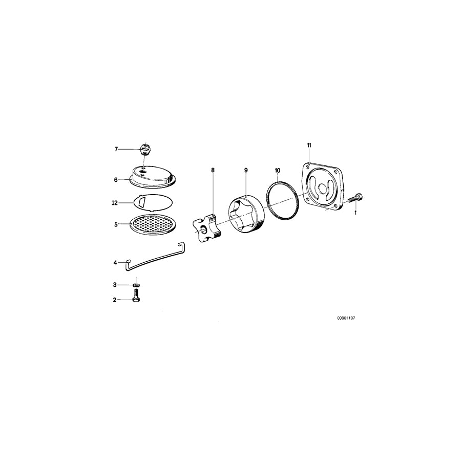 Genuine BMW 11411338634 Covering Plate (Inc. R 100 R, R 80 GS & R 100 GS) | ML Performance UK Car Parts