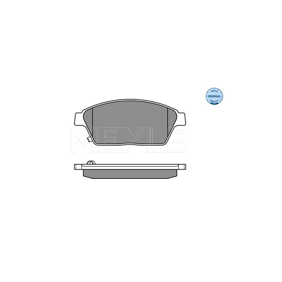 Meyle 025 250 3418/W Brake Pad Set