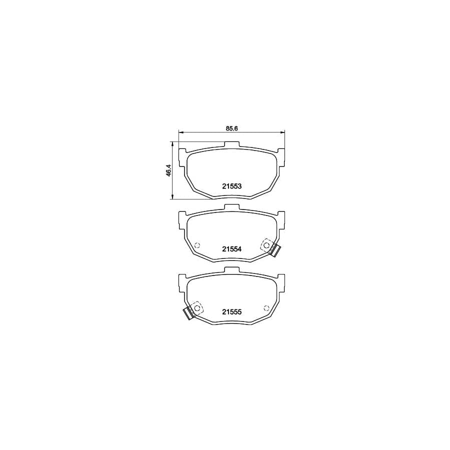 Mintex Mdb2352 Brake Pad Set