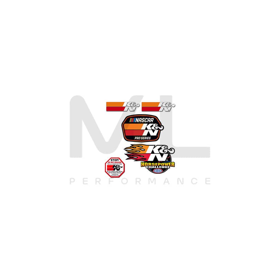 K&N 89-0200 Decal/Sticker Pack | ML Car Parts UK | ML Performance