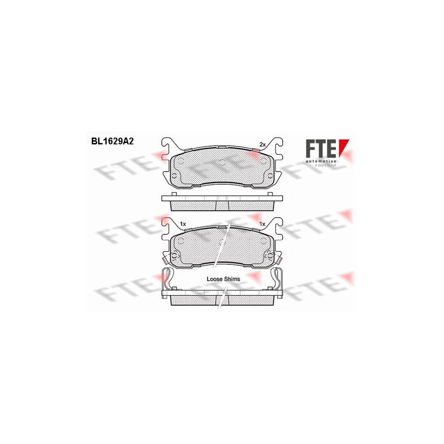 Fte BL1629A2 Brake Pad Set | ML Performance UK Car Parts