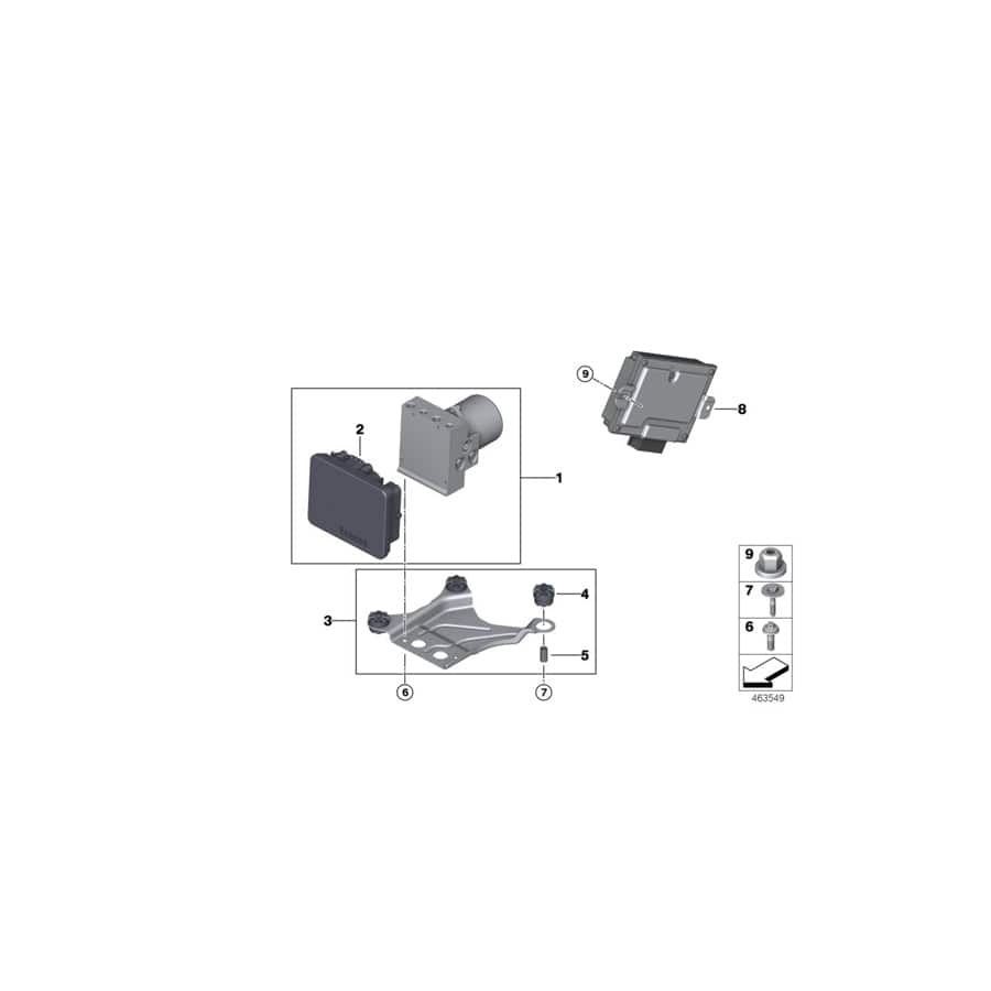 Genuine BMW 34526899029 G32 RR11 G02 Repair Kit For Dsc / Dxc Control Unit (Inc. X3 20iX, X4 M40iX & 740iX) | ML Performance UK Car Parts