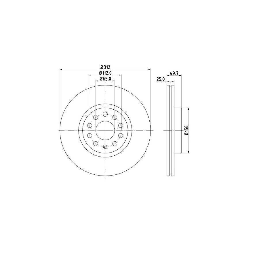 Barum BAR25158 Brake Disc