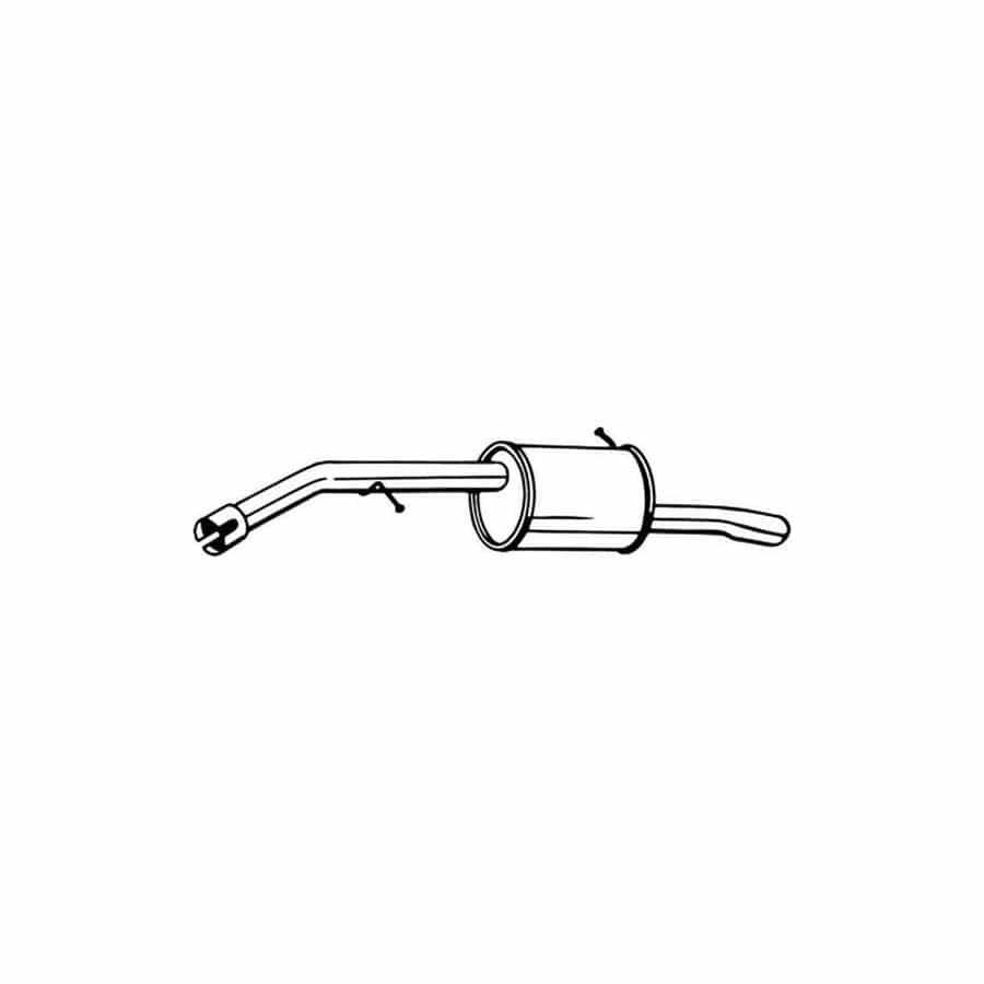 Bosal 135-141 Rear Silencer For Citroën C3 Ii (Sc)