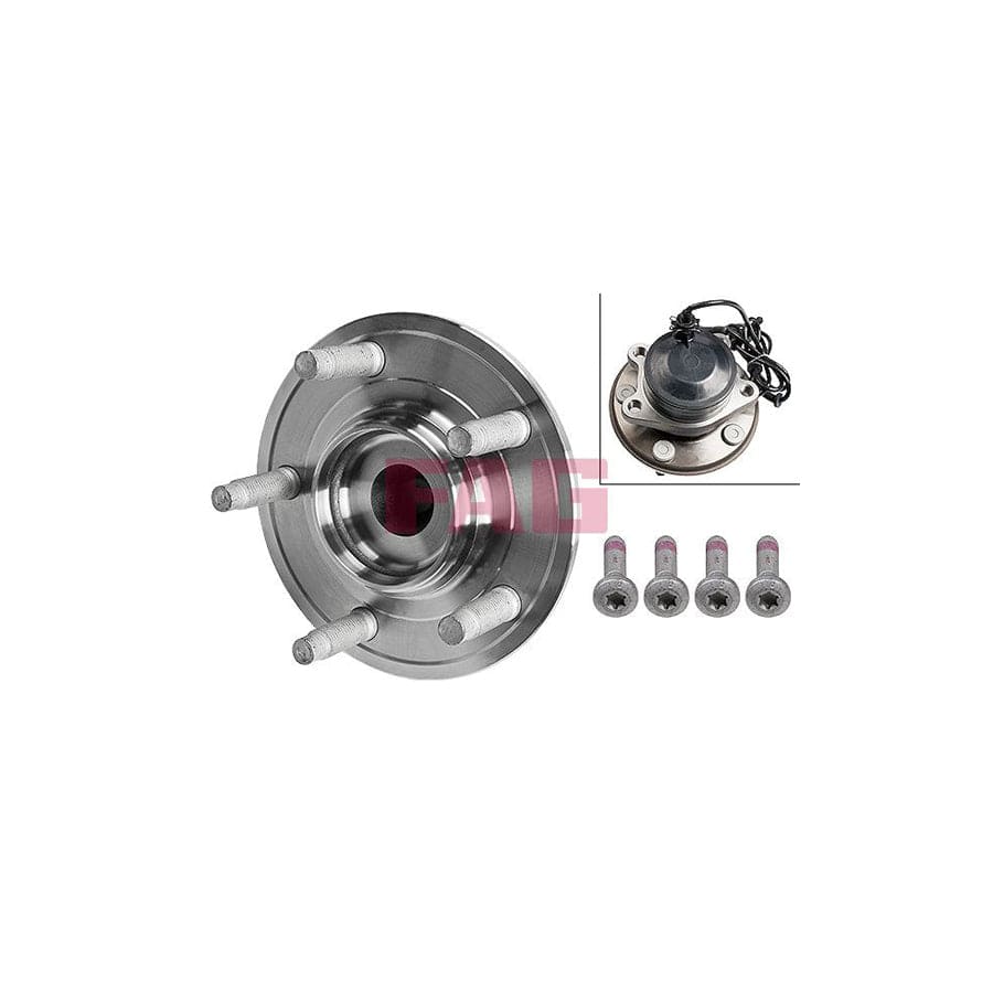 FAG 713 6204 50 Wheel Bearing Kit For Jaguar Xf