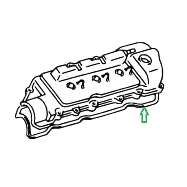 Genuine Lexus 11214-20030 RX Phase 2 Bank Two Rocker Cover Gasket