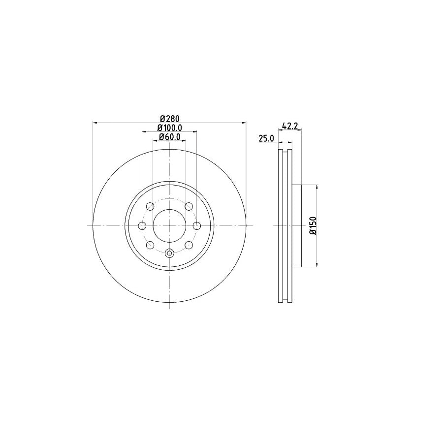 Barum BAR25148 Brake Disc