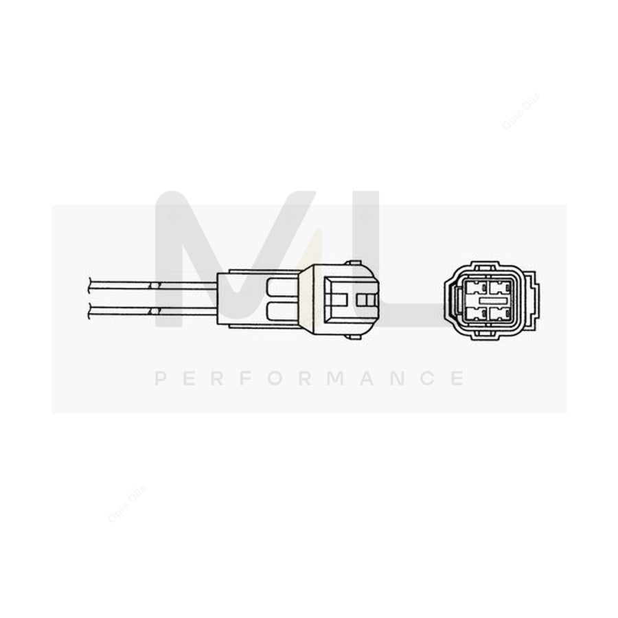 NTK Lambda Sensor - Oxygen / O2 Sensor (NGK93823) - OZA831-EE11 | ML Car Parts UK | ML Performance