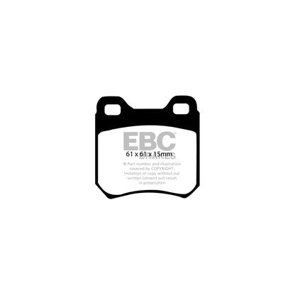 EBC DP676 Opel Vauxhall Ultimax Rear Brake Pads - ATE Caliper (Inc. Omega, Carlton, Senator) 2 | ML Performance UK Car Parts