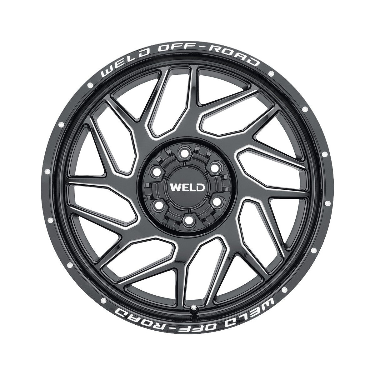 Weld W11709098575 Fulcrum W117 Wheel 20x9 6x135 ET20 BS5.75 Gloss Black MIL