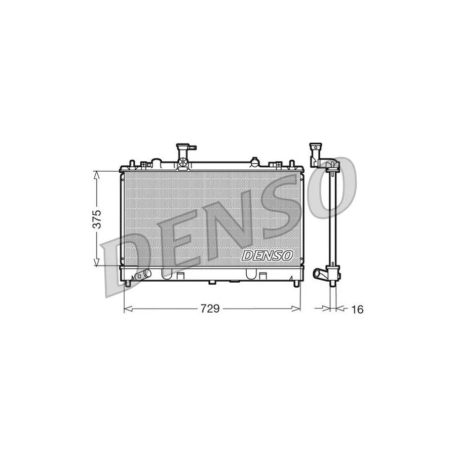 Denso DRM44011 Drm44011 Engine Radiator For Mazda 6 | ML Performance UK