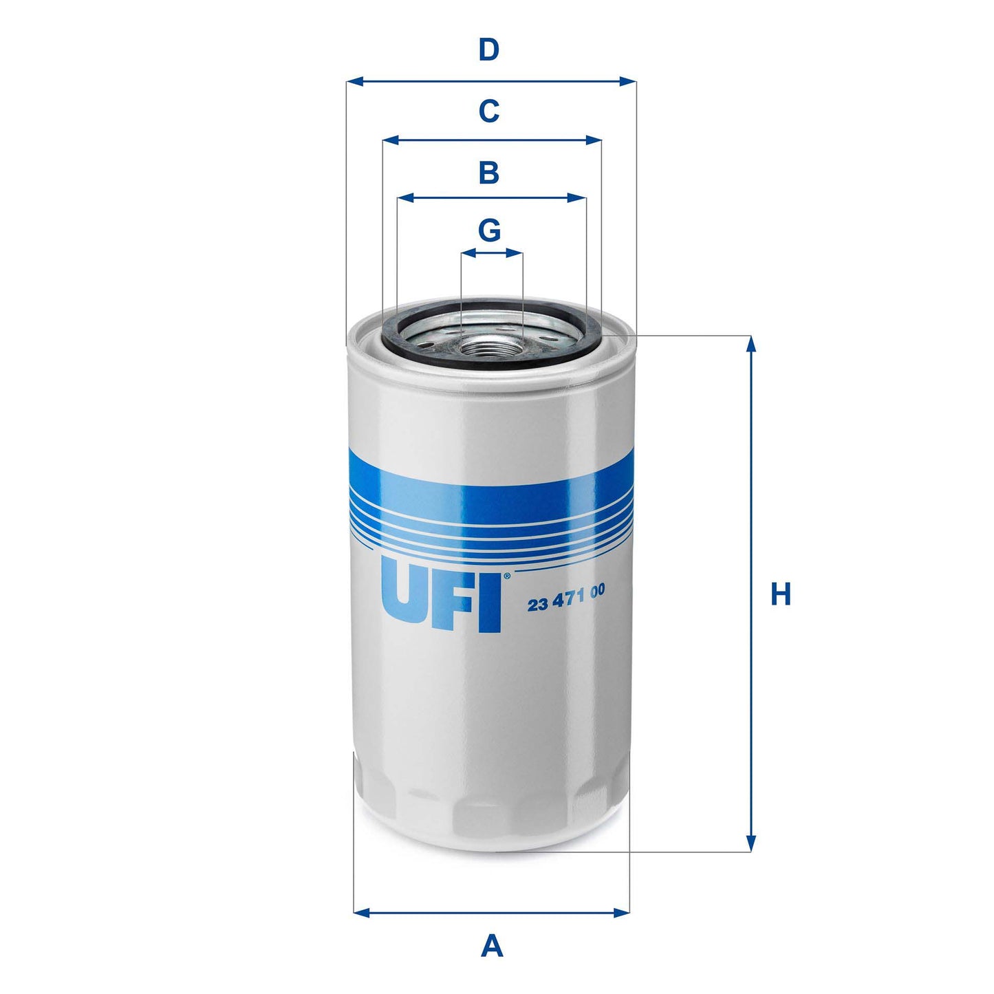 UFI 23.471.00 Oil Filter