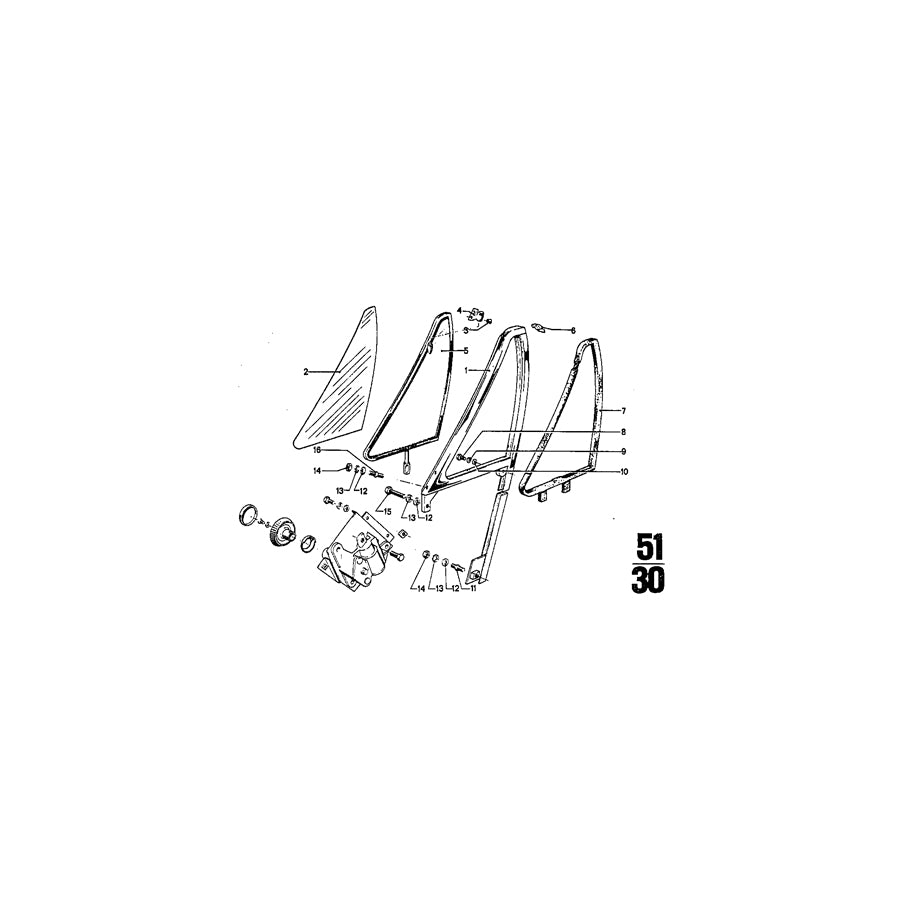 Genuine BMW 51321826933 Rubber Seal (Inc. 3.0CSi, 2000CS & 2800CS) | ML Performance UK Car Parts