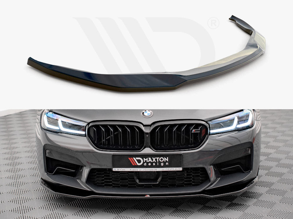 Maxton Design BM-5-90F-M-FD2T Front Splitter V.2 BMW M5 F90 Facelift (2020-) | ML Performance UK Car Parts