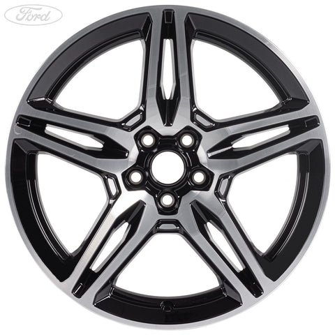 GENUINE FORD 2237416 KUGA ALLOY WHEEL 19" 5 X 2-SPOKE DESIGN, BLACK MACHINED | ML Performance UK