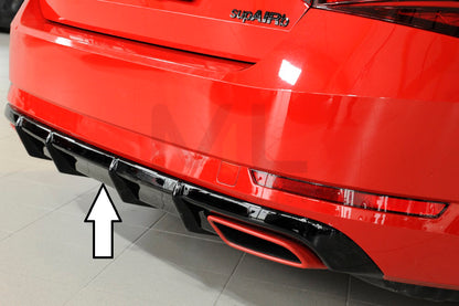 Rieger 00088152 Skoda 3T 3V Superb III Rear Diffuser 1 | ML Performance UK Car Parts