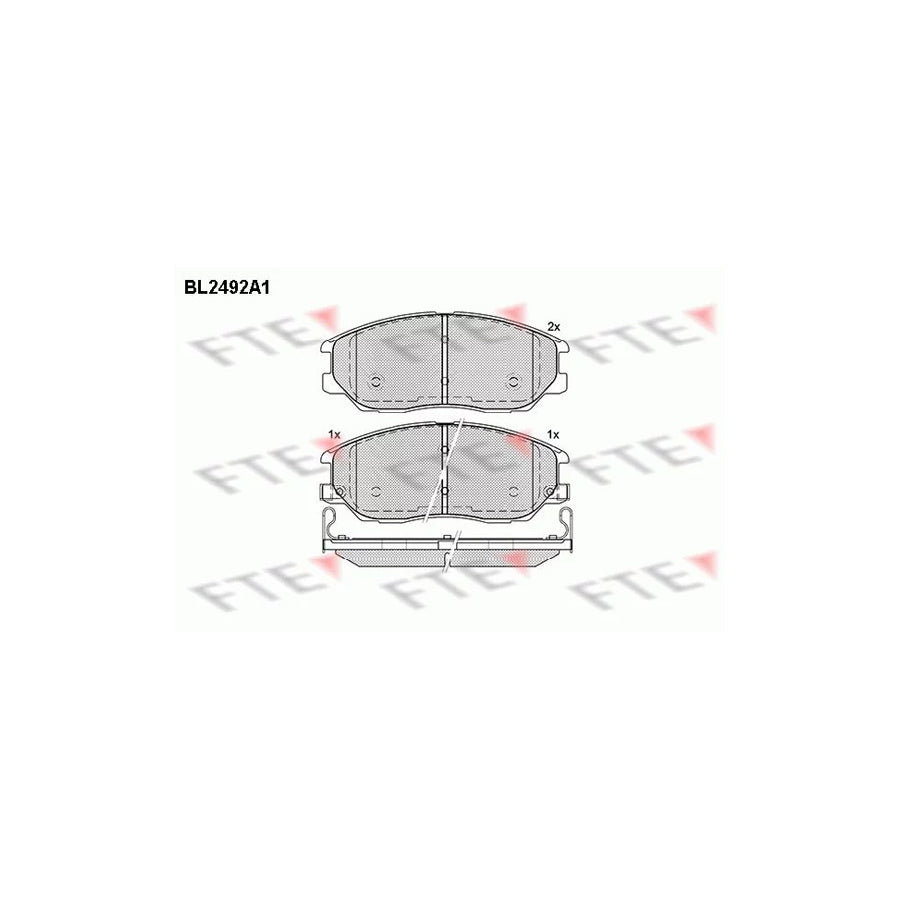 Fte BL2492A1 Brake Pad Set | ML Performance UK Car Parts