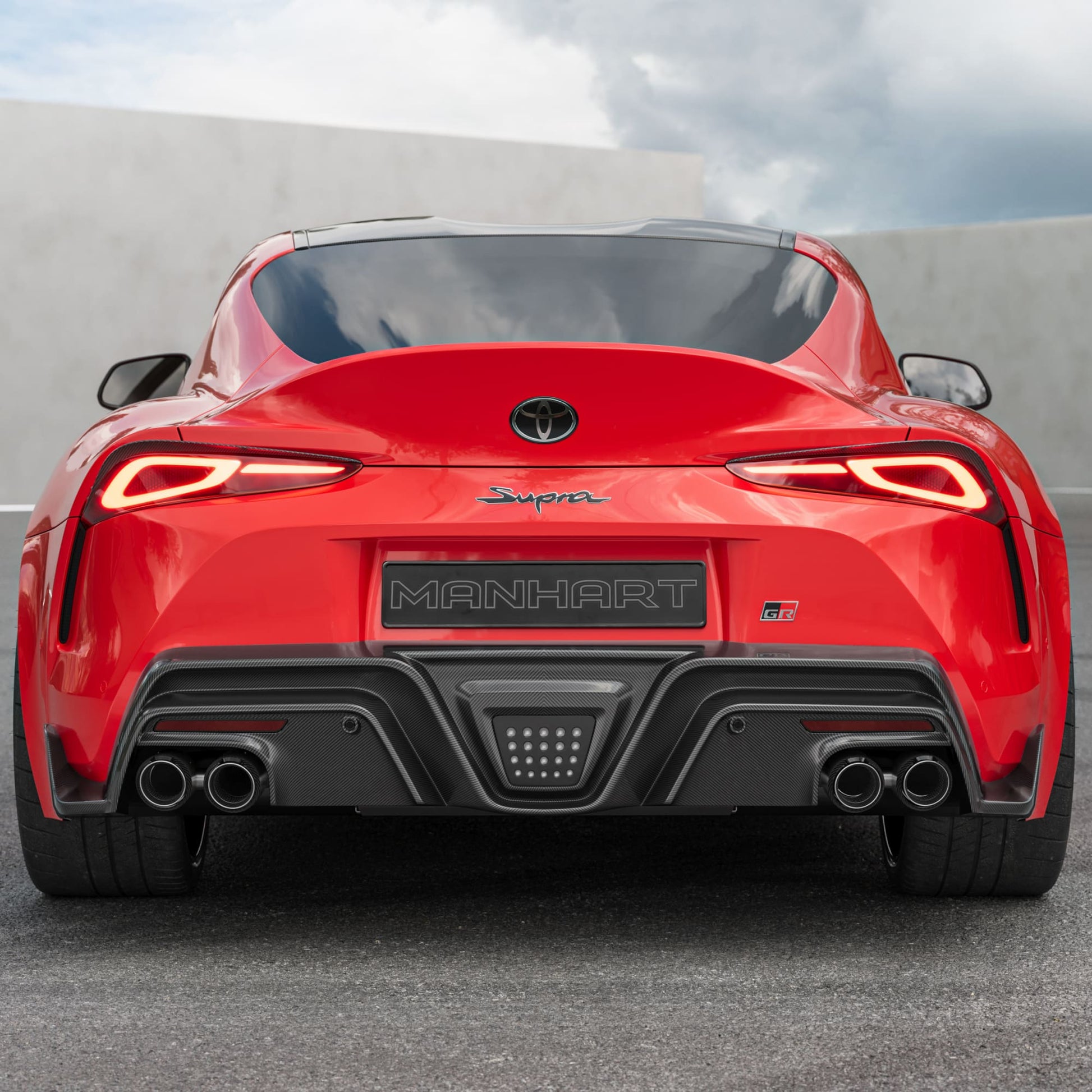 MANHART CARBON REAR DIFFUSER FOR TOYOTA GR SUPRA