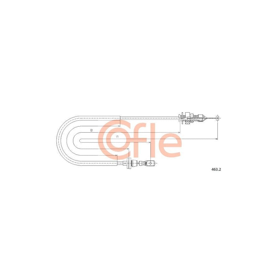 COFLE 463.2 Throttle Cable | ML Performance UK Car Parts