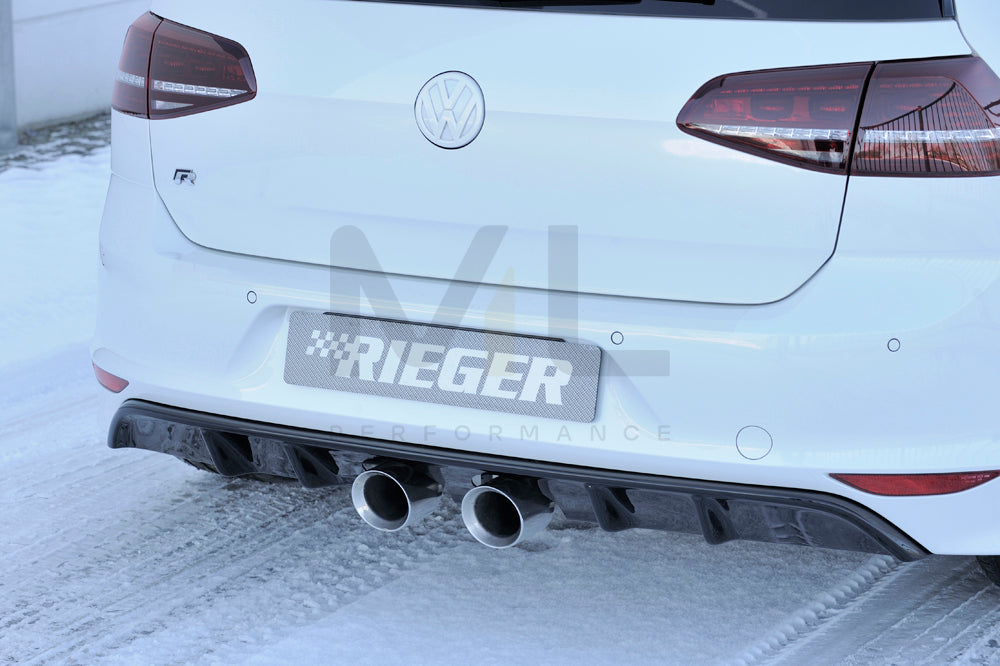 Rieger 00088092 VW Mk7 Golf R Rear Diffuser 3 | ML Performance UK Car Parts