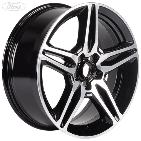 GENUINE FORD 2237416 KUGA ALLOY WHEEL 19" 5 X 2-SPOKE DESIGN, BLACK MACHINED | ML Performance UK