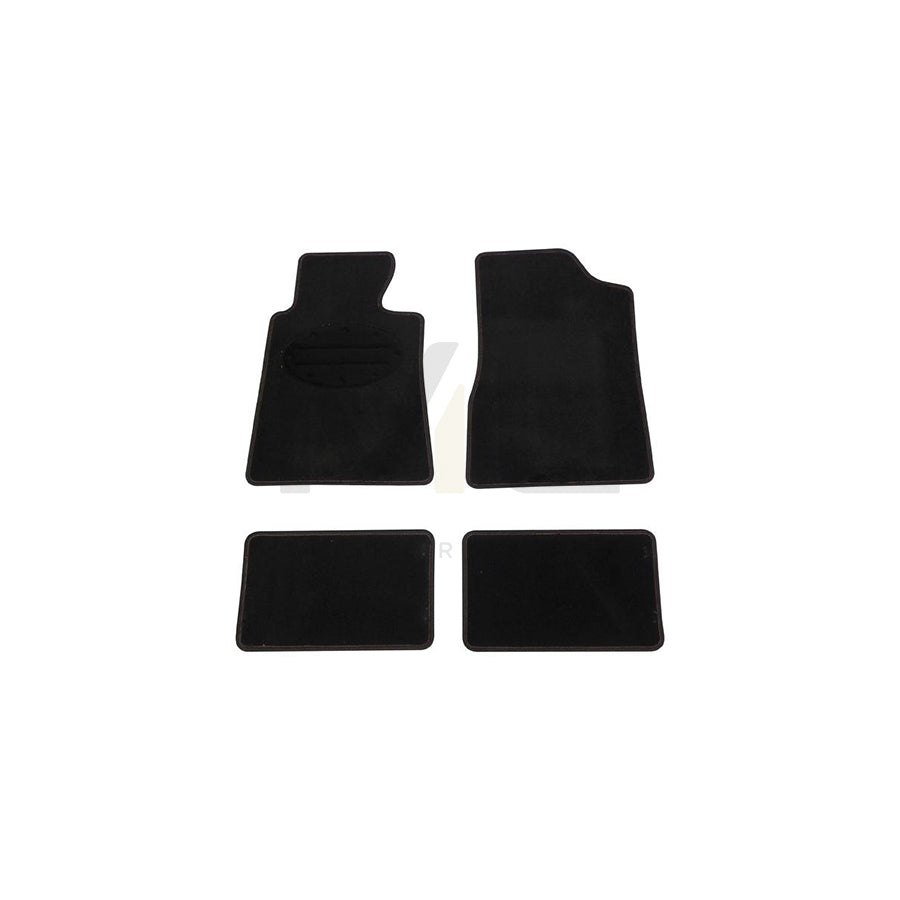 CARPOINT 0320839 Floor mat set Polyester, PP (Polypropylene), Front and Rear, Quantity: 4, Black | ML Performance Car Parts