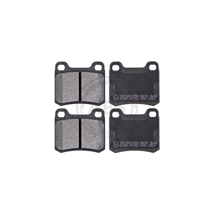 A.B.S. 36498 Brake Pad Set Suitable For Mercedes-Benz 190 (W201)