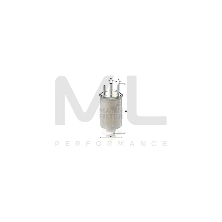 MANN-FILTER WK 829/6 Fuel filter In-Line Filter | ML Performance Car Parts