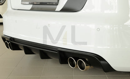 Rieger 00056805 Audi 8V A3 Rear Diffuser 6 | ML Performance UK Car Parts