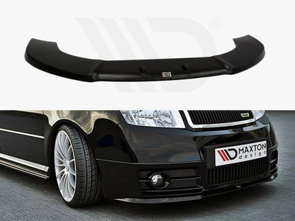 Maxton Design SK-FA-1-RS-FD1T Front Splitter Skoda Fabia I Rs Fits | ML Performance UK Car Parts