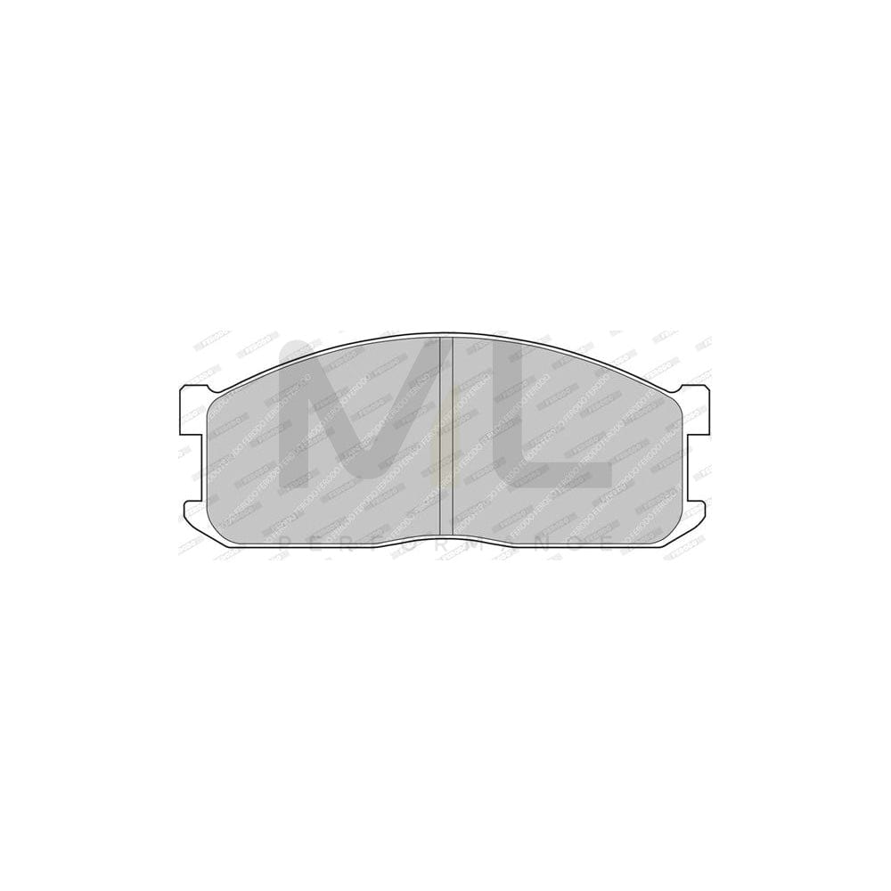 Ferodo Sl Fsl4035 Brake Pad Set Not Prepared For Wear Indicator, With Bracket | ML Performance Car Parts