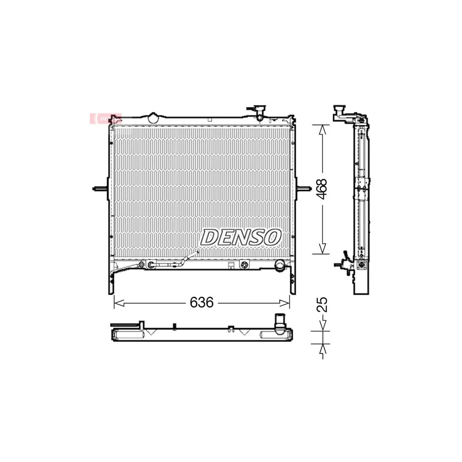 Denso DRM43002 Drm43002 Engine Radiator For Kia Sorento I (Jc) | ML Performance UK