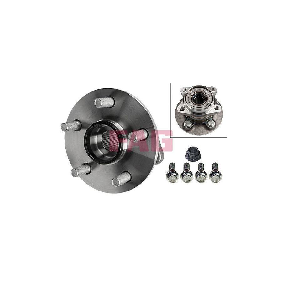 FAG 713 6212 60 Wheel Bearing Kit For Toyota Urban Cruiser (Xp110)