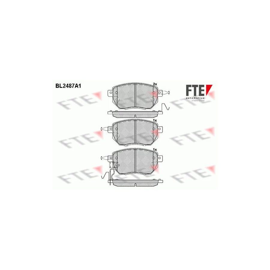 Fte BL2487A1 Brake Pad Set | ML Performance UK Car Parts