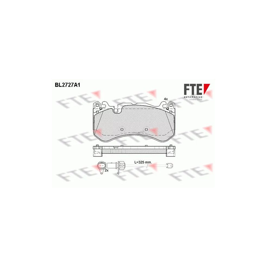 Fte 9011071 Brake Pad Set | ML Performance UK Car Parts