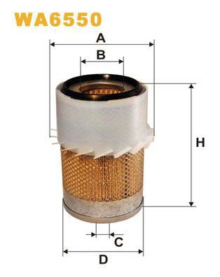 WIX Filters WA6550 Air Filter