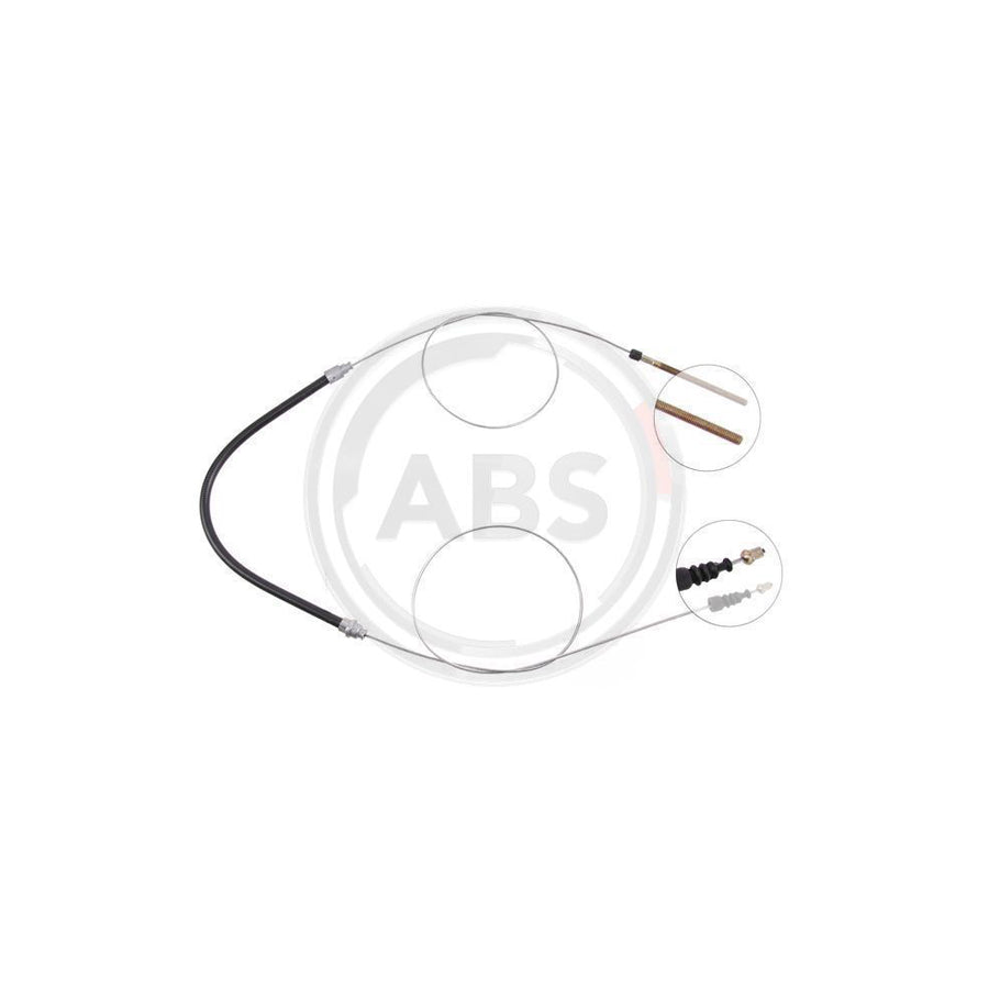 A.B.S. K10118 Hand Brake Cable For Fiat Uno Hatchback (146)