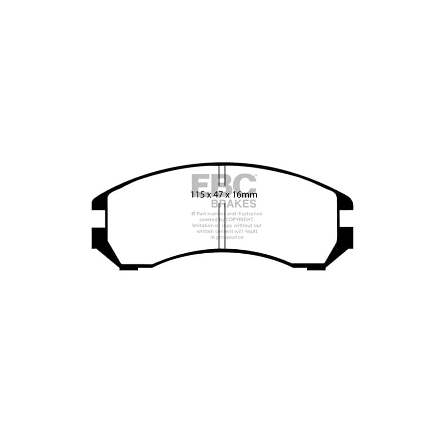 EBC PDKF1437 Nissan Sunny Ultimax Front Brake Pad & Plain Disc Kit 2 | ML Performance UK Car Parts