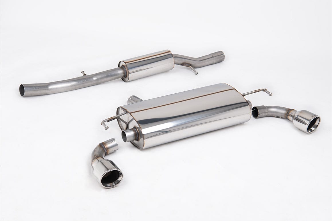 MillTek SSXVW0024 Volkswagen Golf Resonated Cat-Back Exhaust