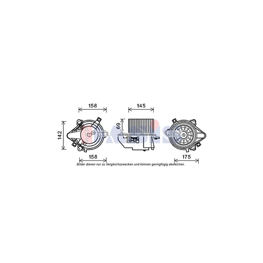 AKS Dasis 088097N Interior Blower | ML Performance UK