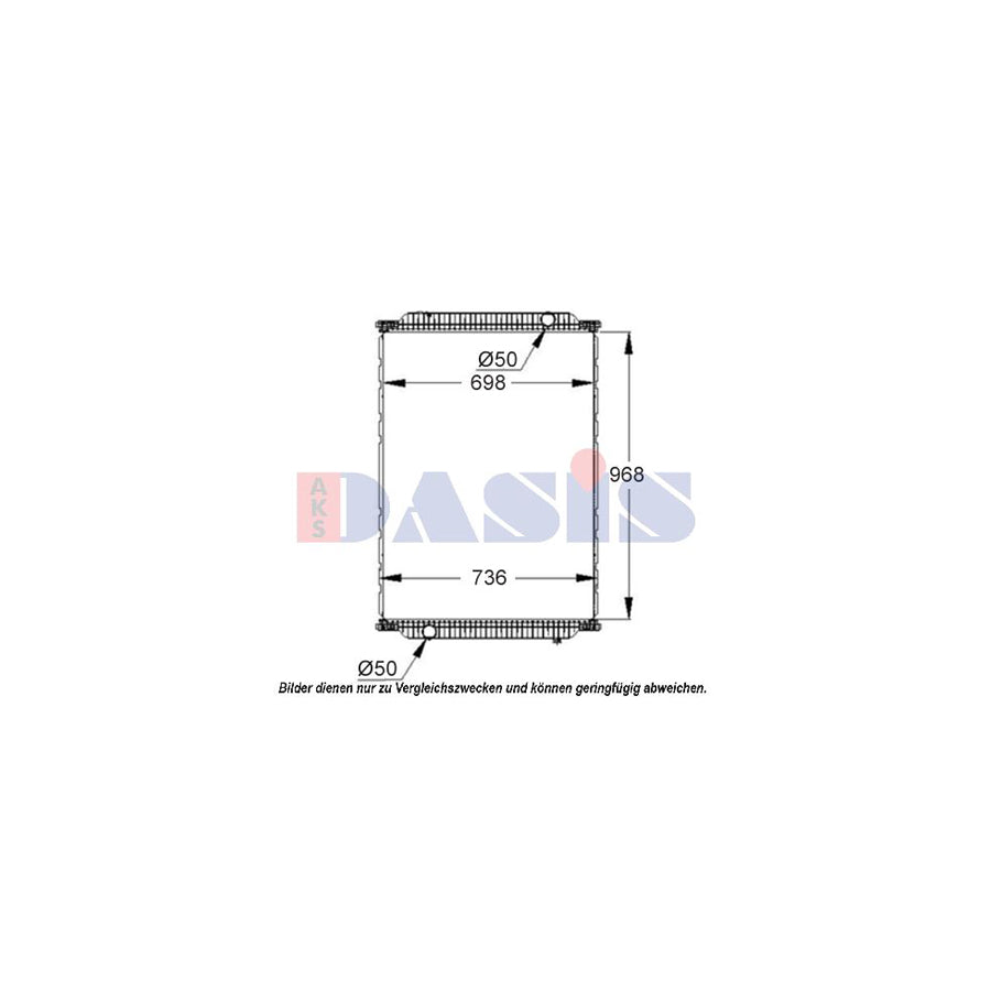 AKS Dasis 390018S Engine Radiator | ML Performance UK