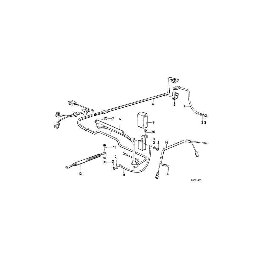 Genuine BMW 12421708539 E32 Base B+ (Inc. 735i, 735iL & 730i) | ML Performance UK Car Parts