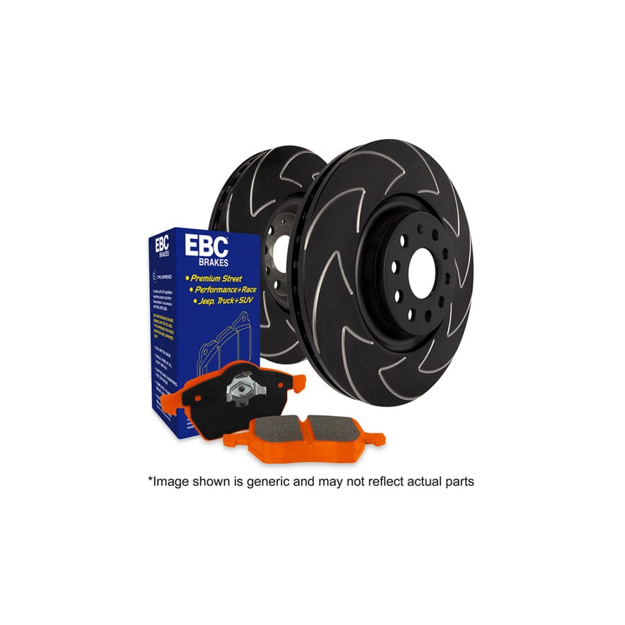 EBC PD20KF425 Grinnall Scorpion 4 Orangestuff Front Brake Pad & BSD Disc Kit - Girling/TRW Caliper 1 | ML Performance UK Car Parts