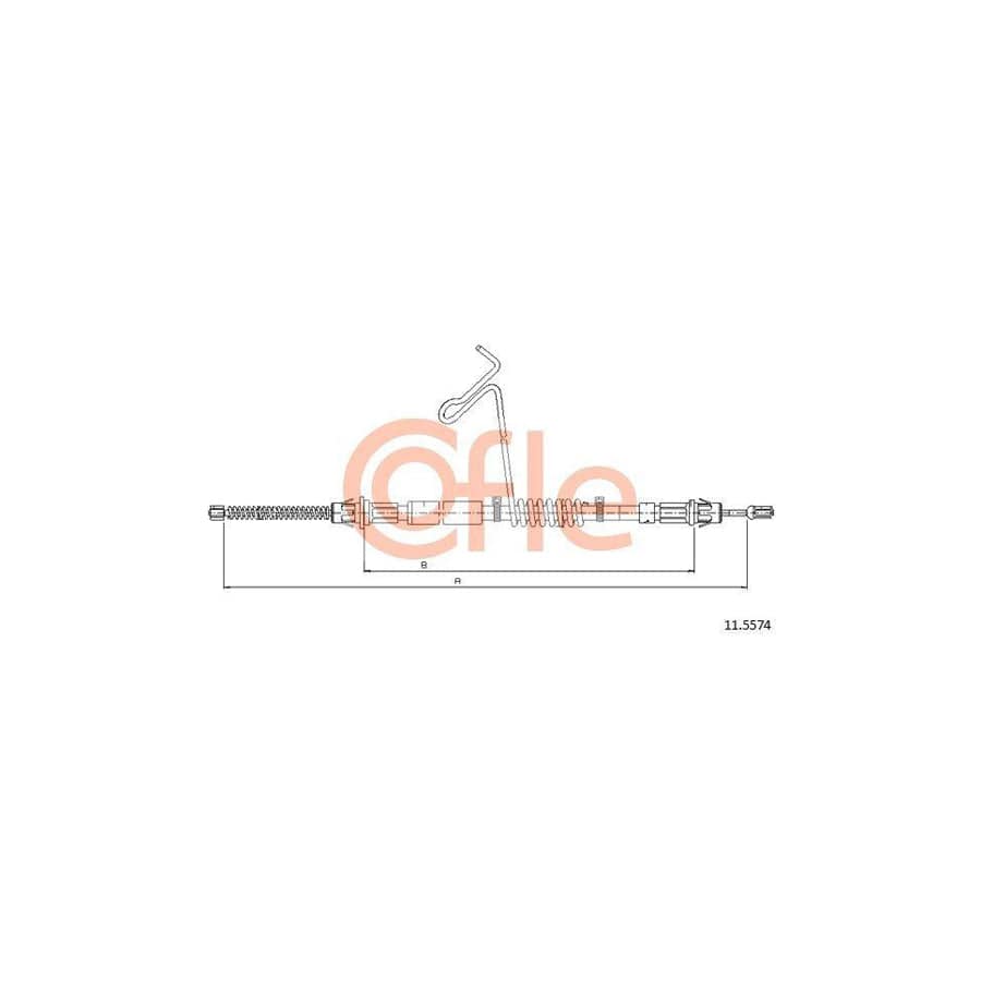 Cofle 11.5574 Hand Brake Cable For Ford Transit