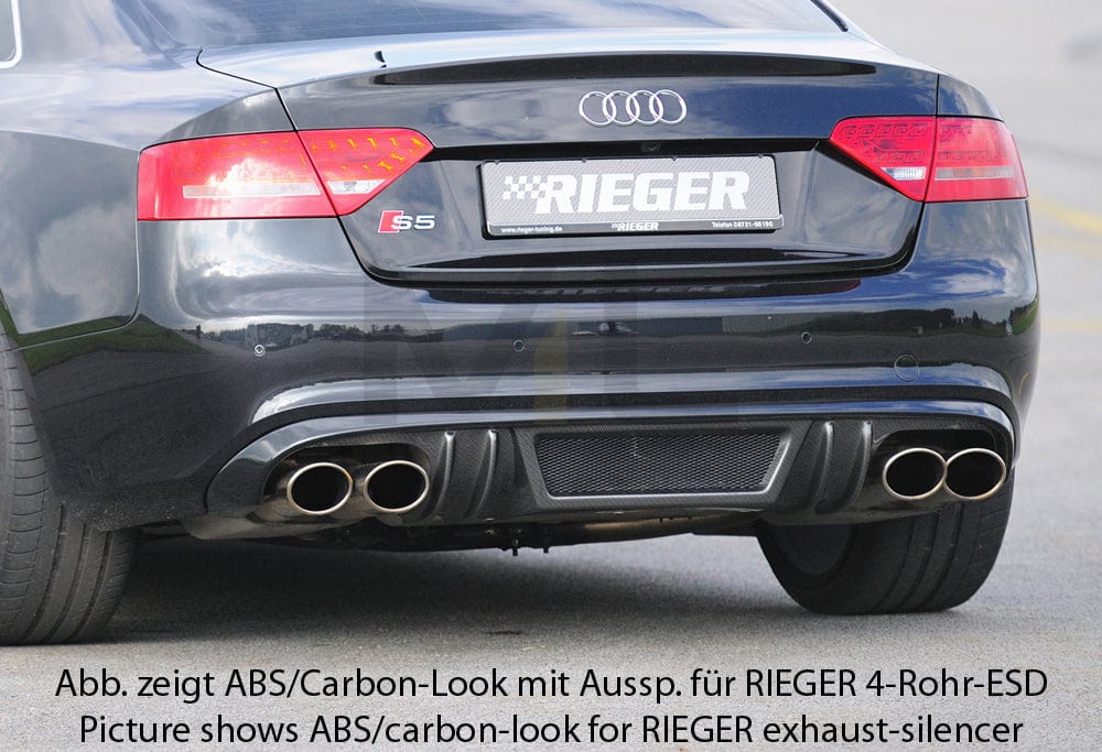 Rieger 00055443 Audi B8 B81 Rear Diffuser (A5 & S5) 1 | ML Performance UK Car Parts