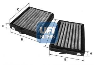 UFI 54.130.00 Pollen Filter