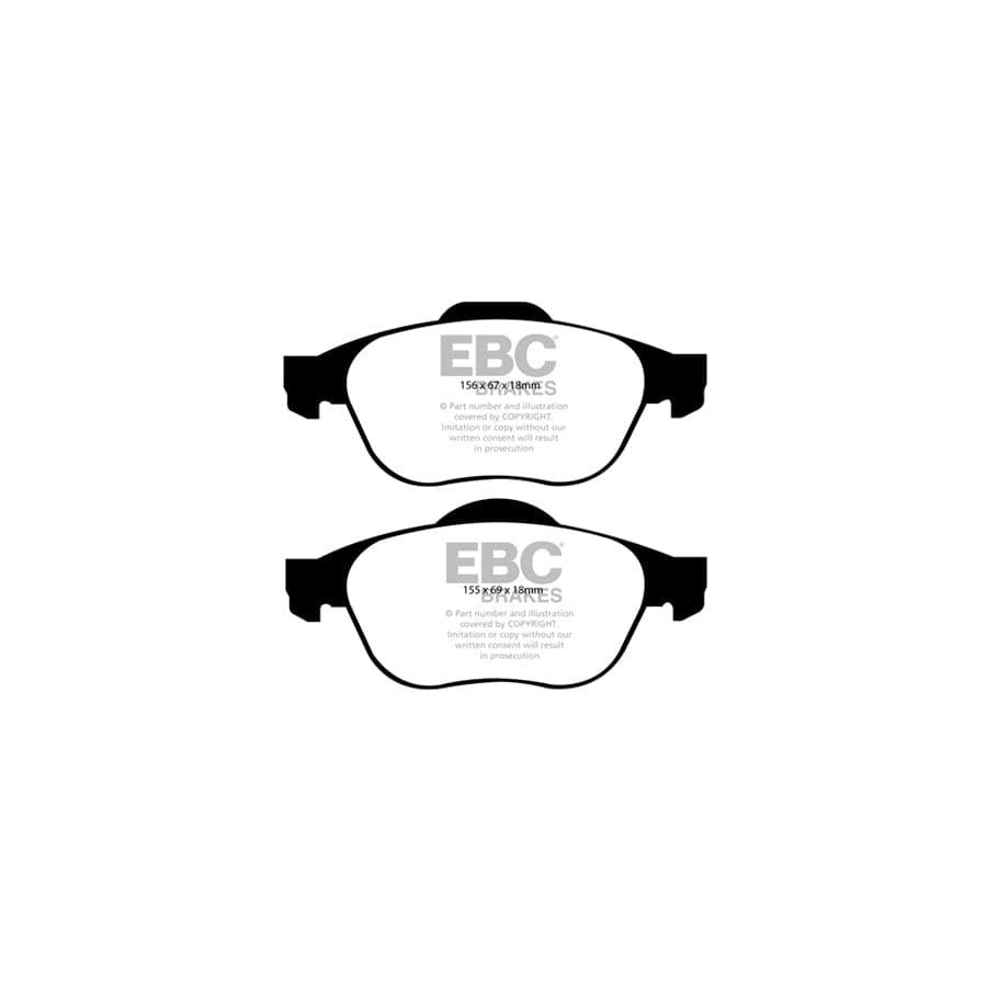 EBC PD40K1567 Renault Ultimax Pad & Plain Disc Kit - Girling/TRW Caliper 2 | ML Performance UK Car Parts