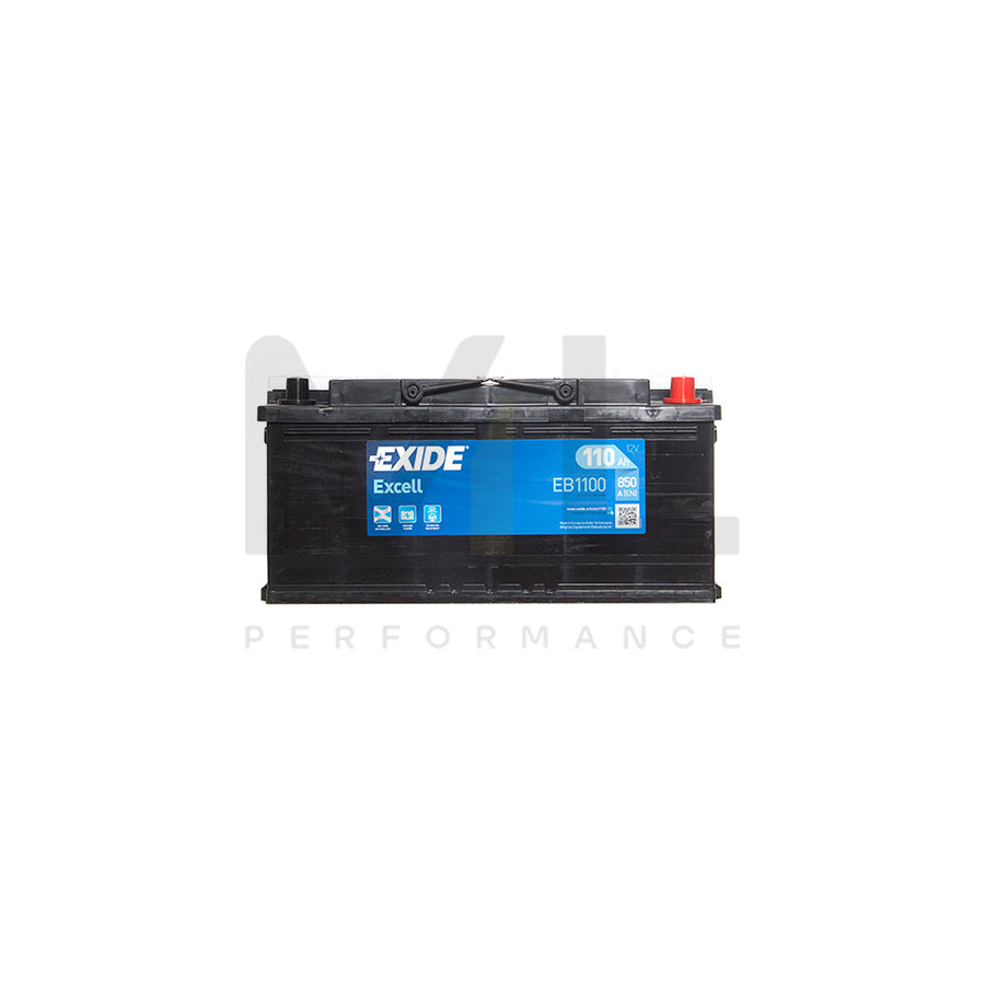 Exide Excel 020 Car Battery (110Ah) - 3 Year Guarantee | ML Performance UK Car Parts