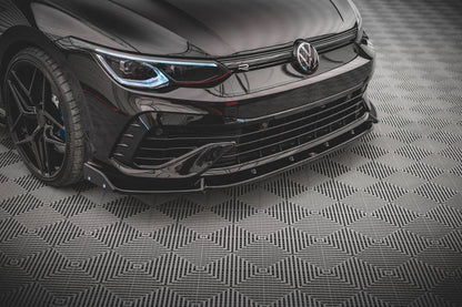 Maxton Design Volkswagen Golf R MK8 Front Splitter + Flaps V.2