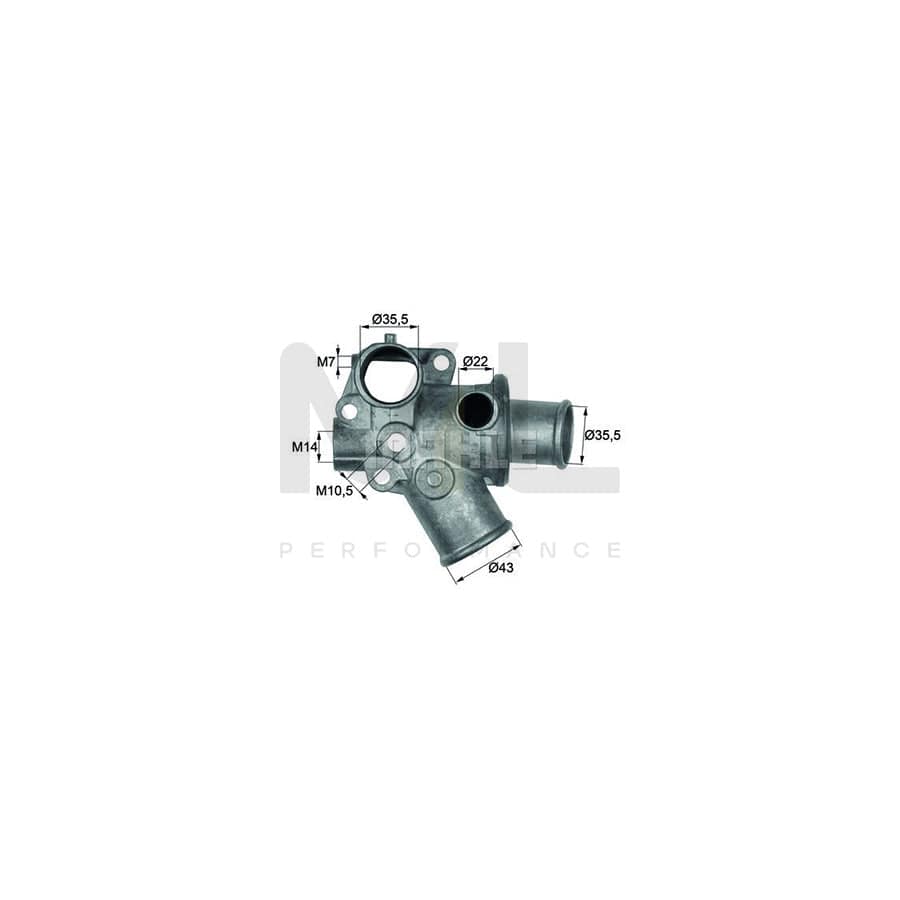 MAHLE ORIGINAL TI 153 88 Engine thermostat Opening Temperature: 88��C | ML Performance Car Parts